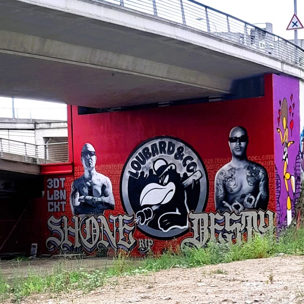 Fresque Loubard & Co au Spot 13, 13e